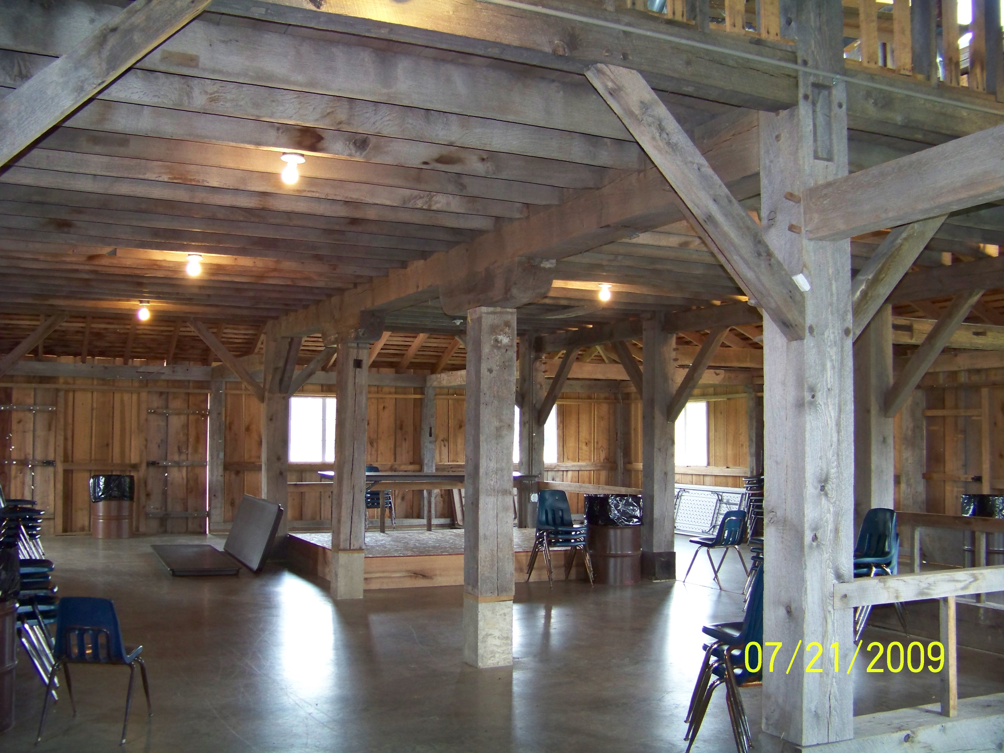 Laury Barn Interior 2 Vermilion County Conservation District
